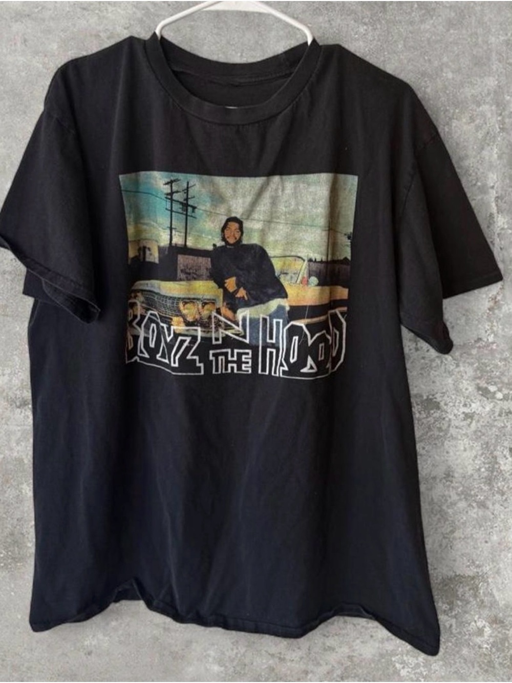 Boyz N the Hood Graphic Crew Neck Tee - Black